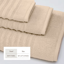 Load image into Gallery viewer, Luxury Combed Cotton Bath Towel Set - Karina Collection