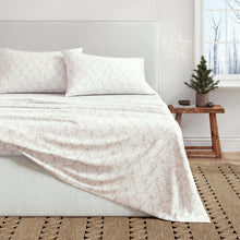 Load image into Gallery viewer, Turkish Cotton Flannel Sheet Set - Winter Floral Collection