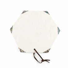 Load image into Gallery viewer, Ovada Hexagonal Marble Charcuterie Board