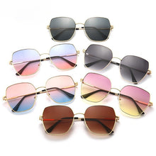 Load image into Gallery viewer, Oversized Gradient Sunglasses for Women – Face-Slimming Fashion Statement (MAC263)