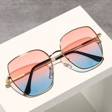 Load image into Gallery viewer, Oversized Gradient Sunglasses for Women – Face-Slimming Fashion Statement (MAC263)