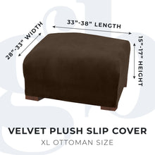 Load image into Gallery viewer, Velvet Stretch Slipcover - Gale Collection