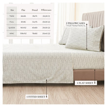 Load image into Gallery viewer, Striped Sheet Set - Evette Collection