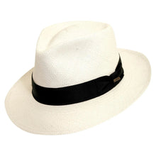Load image into Gallery viewer, Scala Highlands - Panama Straw Fedora Hat