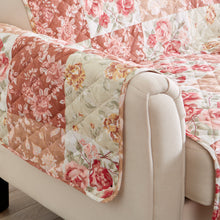 Load image into Gallery viewer, Reversible Floral Patchwork Furniture Protector - Maribel Collection