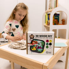 Load image into Gallery viewer, 3D DIY Wood Painting Kit for Kids – Dino