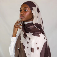 Load image into Gallery viewer, Painted Watercolor Modal Hijab in Bohemian Style (MH141)