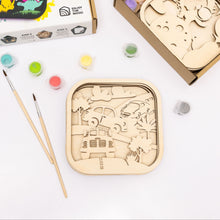 Load image into Gallery viewer, 3D DIY Wood Painting Kit for Kids – Cars