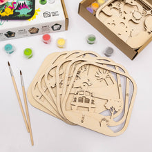 Load image into Gallery viewer, 3D DIY Wood Painting Kit for Kids – Cars