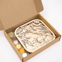 Load image into Gallery viewer, 3D DIY Wood Painting Kit for Kids – Safari