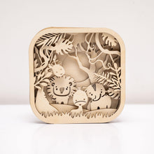Load image into Gallery viewer, 3D DIY Wood Painting Kit for Kids – Safari