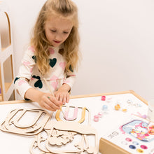 Load image into Gallery viewer, 3D DIY Wood Painting Kit for Kids – Unicorn