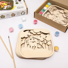 Load image into Gallery viewer, 3D DIY Wood Painting Kit for Kids – Unicorn