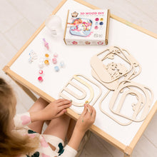 Load image into Gallery viewer, 3D DIY Wood Painting Kit for Kids – Unicorn