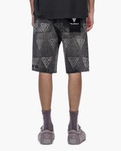 Load image into Gallery viewer, Valabasas Palace Rhinestone Shorts - Grey Wash