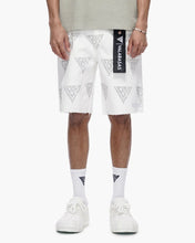 Load image into Gallery viewer, Valabasas Palace Rhinestone Shorts - White