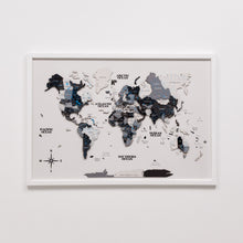 Load image into Gallery viewer, 3D Wooden Panel World Map - Nordik