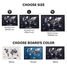 Load image into Gallery viewer, 3D Wooden Panel World Map - Nordik