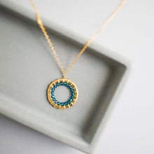Load image into Gallery viewer, Halo Mini Gold Pendants