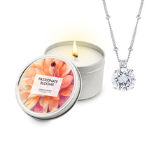Load image into Gallery viewer, Passionate Blooms 5.5oz Tin Jewelry Candle