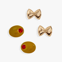 Load image into Gallery viewer, Pasta Girl Stud Earrings Set Of 2