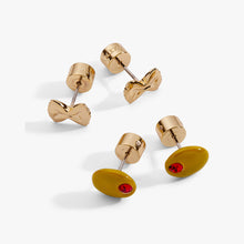 Load image into Gallery viewer, Pasta Girl Stud Earrings Set Of 2