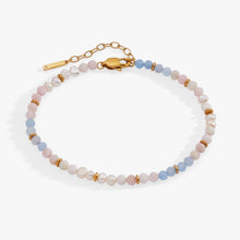 Load image into Gallery viewer, Sandy Peach Ombre Semi-Precious Beaded Anklet