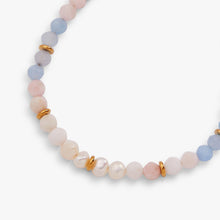 Load image into Gallery viewer, Sandy Peach Ombre Semi-Precious Beaded Anklet