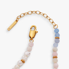 Load image into Gallery viewer, Sandy Peach Ombre Semi-Precious Beaded Anklet