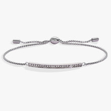 Load image into Gallery viewer, April Everyday Birthstone Pave Bolo Bracelet