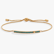 Load image into Gallery viewer, December Everyday Birthstone Pave Bolo Bracelet