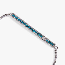 Load image into Gallery viewer, December Everyday Birthstone Pave Bolo Bracelet