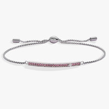 Load image into Gallery viewer, June Everyday Birthstone Pave Bolo Bracelet