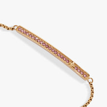 Load image into Gallery viewer, June Everyday Birthstone Pave Bolo Bracelet