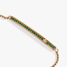 Load image into Gallery viewer, May Everyday Birthstone Pave Bolo Bracelet