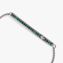 Load image into Gallery viewer, May Everyday Birthstone Pave Bolo Bracelet