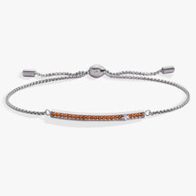 Load image into Gallery viewer, November Everyday Birthstone Pave Bolo Bracelet