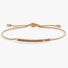 Load image into Gallery viewer, October Everyday Birthstone Pave Bolo Bracelet