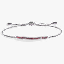 Load image into Gallery viewer, October Everyday Birthstone Pave Bolo Bracelet