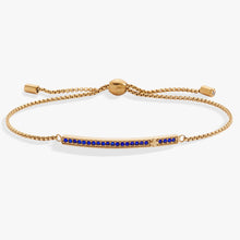 Load image into Gallery viewer, September Everyday Birthstone Pave Bolo Bracelet
