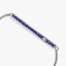 Load image into Gallery viewer, September Everyday Birthstone Pave Bolo Bracelet