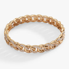 Load image into Gallery viewer, Pave Curb Chain Stretch Bracelet