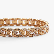 Load image into Gallery viewer, Pave Curb Chain Stretch Bracelet