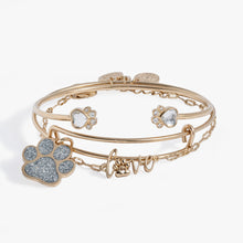 Load image into Gallery viewer, 'Paws of Love' Bracelet Set of 3