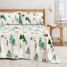 Load image into Gallery viewer, Turkish Cotton Christmas Flannel Sheet Set - Whittaker Collection