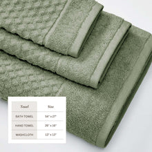 Load image into Gallery viewer, Cotton Diamond Waffle Weave Bath Towel Set - Grayson Collection