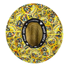 Load image into Gallery viewer, Peter Grimm Sublime Paddle Out Lifeguard - Rye Straw Lifeguard Hat