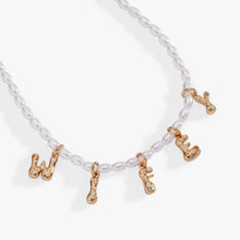 Load image into Gallery viewer, 'Wifey' Bubble And Beaded Pearl Necklace