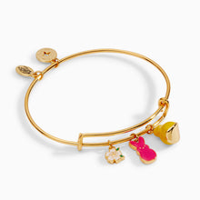 Load image into Gallery viewer, PEEPS® Chick and Bunny Multi Charm Bangle