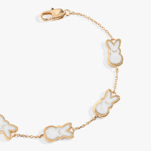 Load image into Gallery viewer, PEEPS® Pearlized Bunny Charm Bracelet